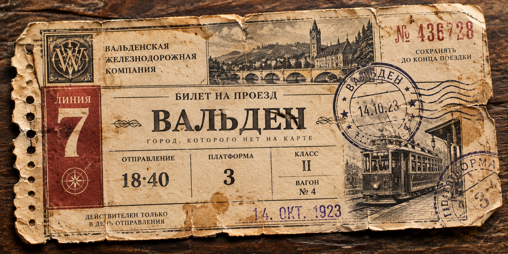 Старый билет в Вальден